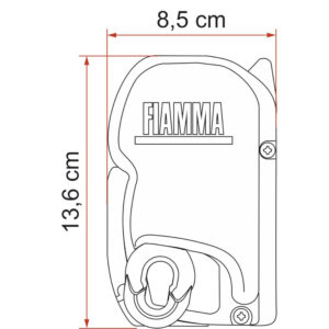 Markísa F45 S400 Polar White/ Royal Grey - Image 7