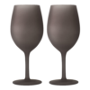 Vínglas Brownsatin 2 í pakka -Brunner