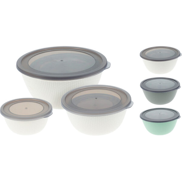 Geymslubox 3 stk pastel - Koopman