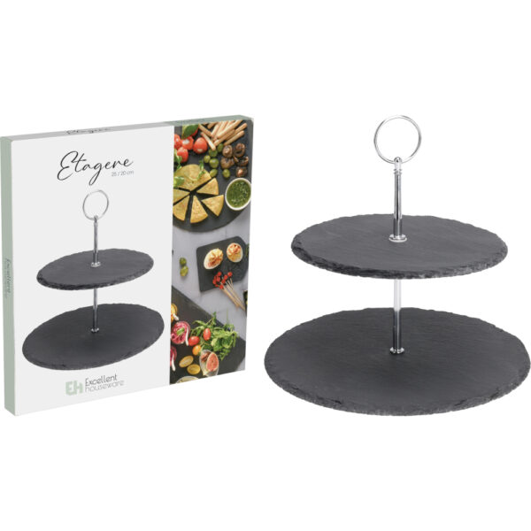 Ostabakki 2 hæða svartur - Koopman