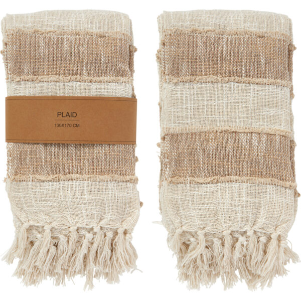 Skraut teppi með kögur- Koopman