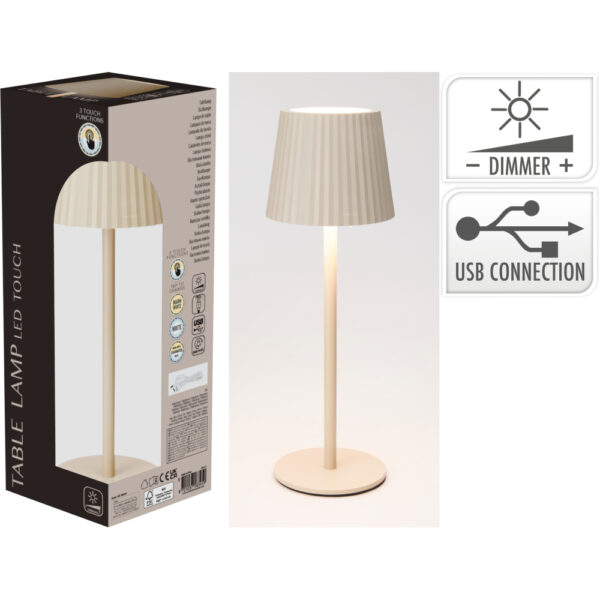 Borð lampi hvítur - Koopman