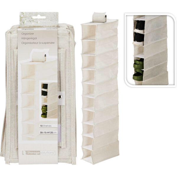 Geymsluvasar 10 hillur hvítur -Koopman