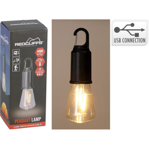 Ljósapera hangandi svört - Koopman